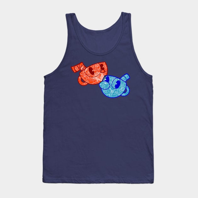 CUPHEAD AND MUGMAN Tank Top by MatheussBerant